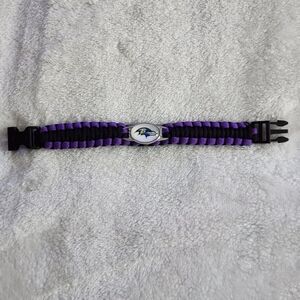 Baltimore Ravens Purple and Black Paracord Bracelet
